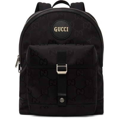 Gucci Off The Grid Monogram Backpack In Black