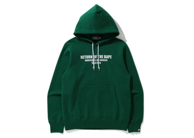 Pre-owned Bape  X Undefeated Pullover Hoodie Green