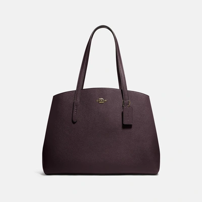 Coach Charlie Carryall 40 In Gd/oxblood