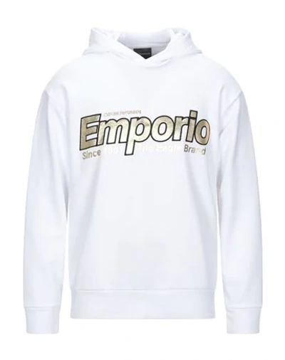 Emporio Armani Sweatshirts In White