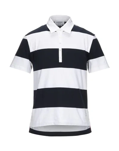 Thom Browne Polo Shirts In Blue