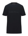 Giorgio Armani T-shirts In Dark Blue