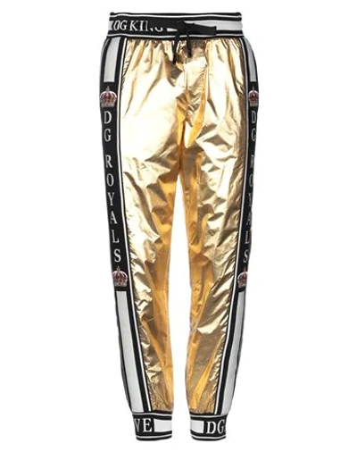 Dolce & Gabbana Pants In Gold