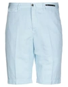 Pt Torino Shorts & Bermuda Shorts In Sky Blue