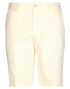 Pt Torino Shorts & Bermuda Shorts In Light Yellow