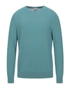 Ballantyne Sweaters In Emerald Green