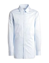 Dunhill Striped Shirt In Sky Blue