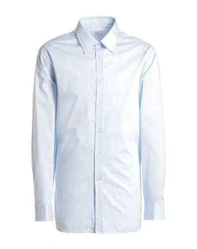 Dunhill Striped Shirt In Sky Blue