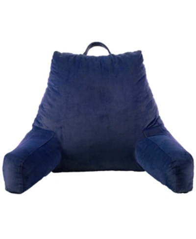Cheer Collection Tv Pillow, 15" X 20" In Navy