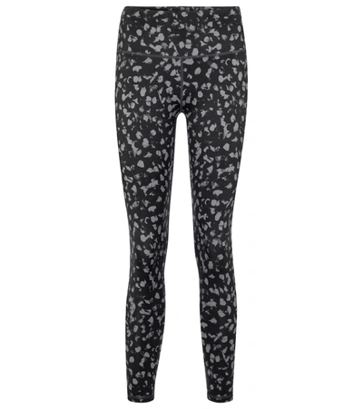 Varley Century Printed Cropped Leggings In Grey