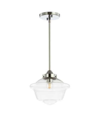 Jonathan Y Kurtz 9.5" Adjustable Drop Led Pendant In Chrome