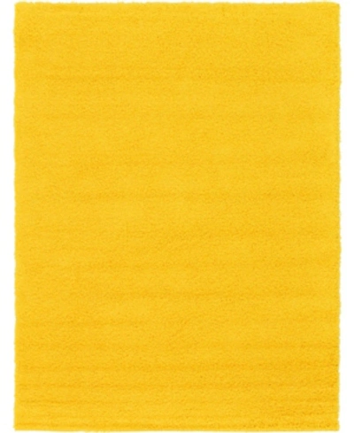 Bridgeport Home Closeout! Bayshore Home Exact Shag Exs1 8' X 11' Area Rug In Tuscan Sun