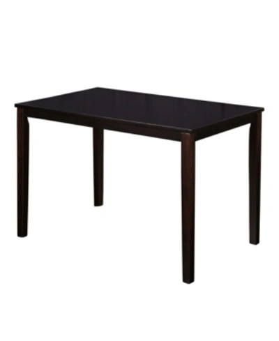 Buylateral Shaker Dining Table In Dark Brown