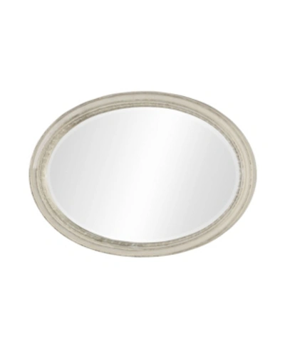 Furniture Of America Louisah Oval Mirror In Ivory