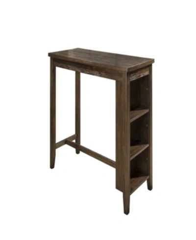 Hillsdale Spencer Counter Height Table In Brown