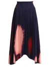 A.l.c Women's Sonali Tie-dye Pleated Skirt In Midnight Multi