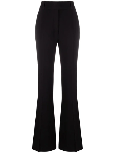 Ermanno Scervino Tailored Bootcut Trousers In Black