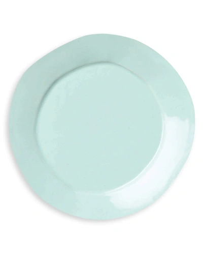 Vietri Lastra Canape Plate In Turquoise/aqua