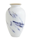 Prouna Marble Vase In Blue