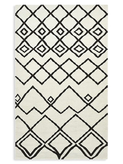 Solo Rugs Deepal Bohemian Moroccan Hand Woven Area Rug In Parchment