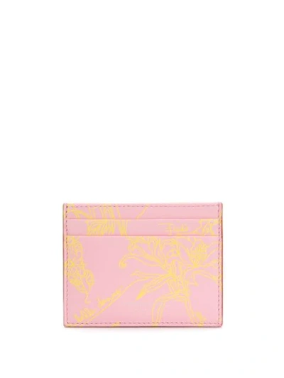 Emilio Pucci Floral Print Cardholder In Pink