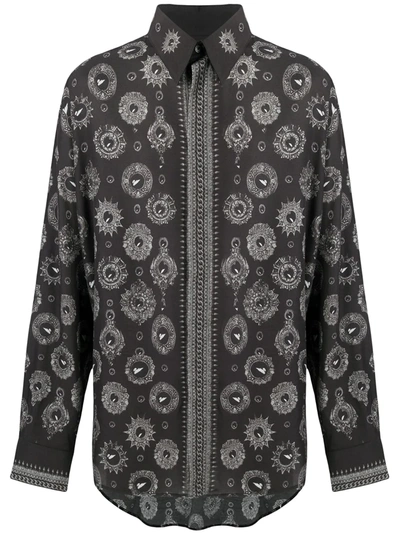 Givenchy Bijoux Jewellery Print Shirt In Black