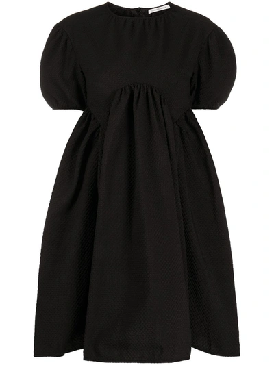 Cecilie Bahnsen Puff-sleeve Mini Dress In Black