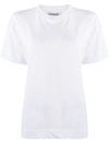 Ganni Logo-print Short-sleeve T-shirt In White