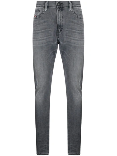 Diesel D-amny Skinny Fit Jeans In Gray Wash-grey