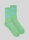 Versace 1990s' Vintage Logo Socks In Green