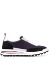 Thom Browne Tech Runner Tessuto Mesh Sneakers In Blue