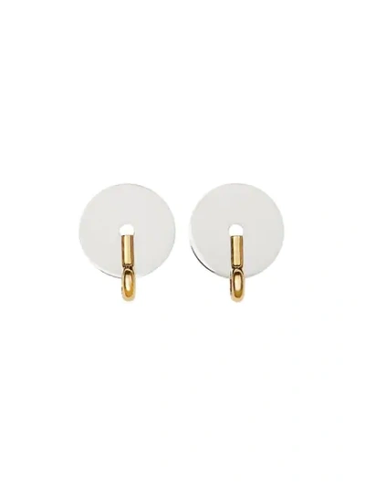 Burberry Gold-plated Disc Earrings