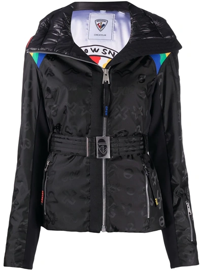 Rossignol Rainbow Zip-up Ski Jacket In Black