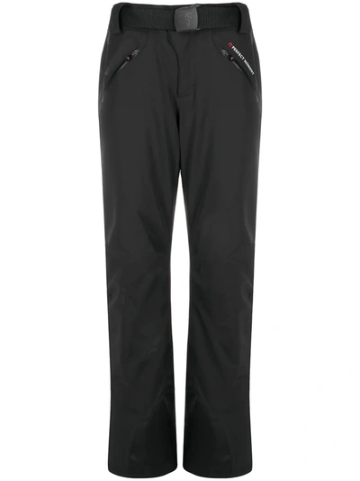 Perfect Moment Star-print Buckle-fastening Trousers In Black