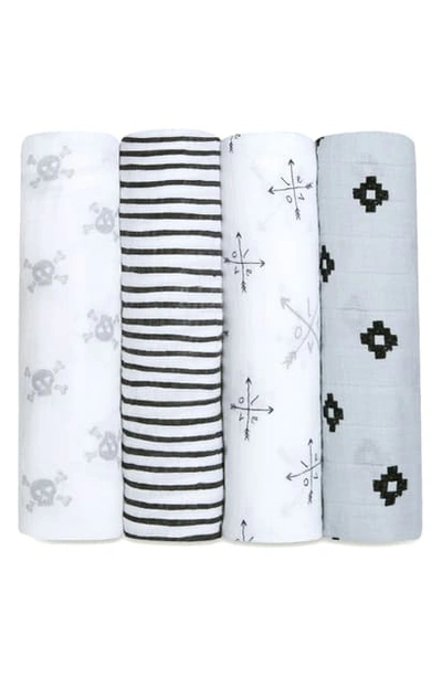 Aden + Anais 4-pack Classic Swaddling Cloths In Lovestruck