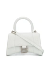 Balenciaga Hourglass Xs Tote Bag In White