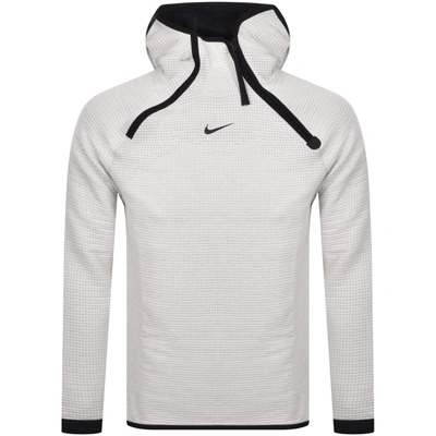 Nike Tech Logo Hoodie White