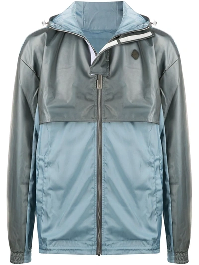 A-cold-wall* Storm Two-tone Lightweight Jacket In Blue