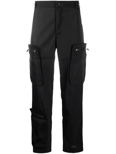 A-cold-wall* Straight Cargo Trousers In Black