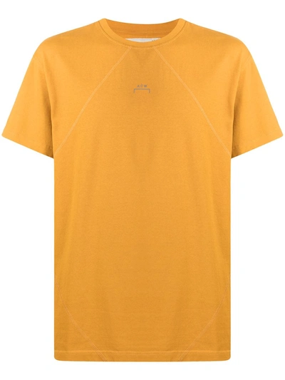 A-cold-wall* 3d Crew Neck T-shirt In Yellow