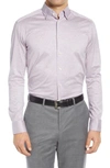 Eton Soft Casual Line Slim Fit Pique Knit Shirt In Purple