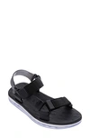 Melissa Papete Rider Sandal In Black White