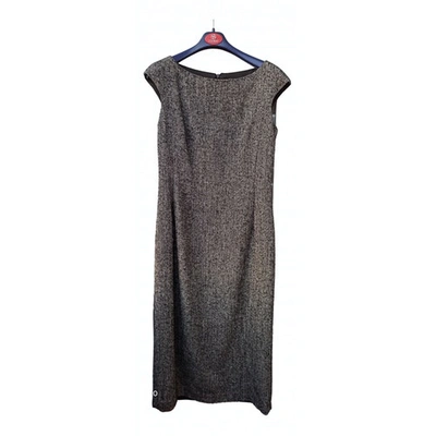Pre-owned Max Mara Wool Mid-length Dress In Other