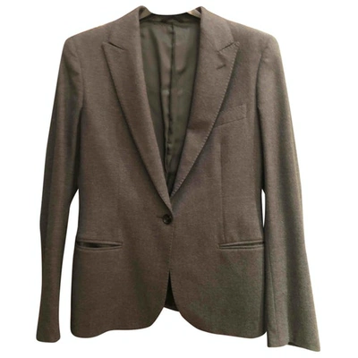 Pre-owned Tonello Grey Wool Jacket