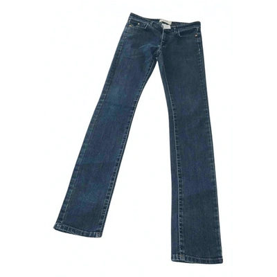Pre-owned Max Mara Atelier Blue Cotton Jeans