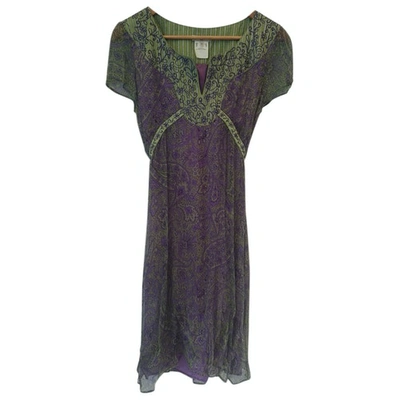 Pre-owned Etro Silk Mid-length Dress In Other