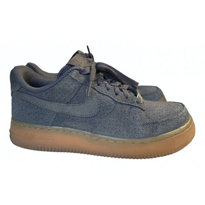 Pre-owned Nike Air Force 1 Trainers In Grey