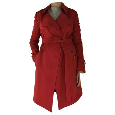 Pre-owned Mangano Coat In Red