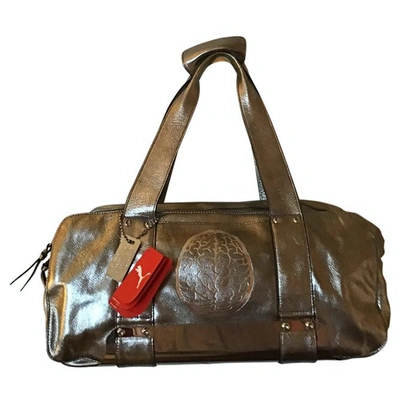 Pre-owned Puma Leather Bag In Silver