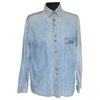 Pre-owned Trussardi Shirt In Turquoise